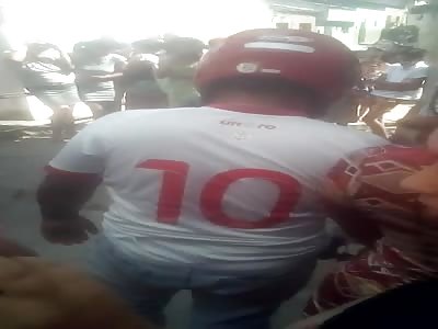 Murdered man with head shot Brazil 