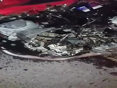 Brutal, Man die in shocking accident