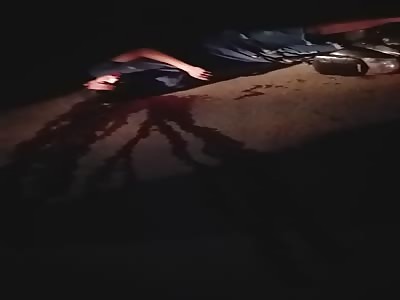 Murdered man with head shot Brazil