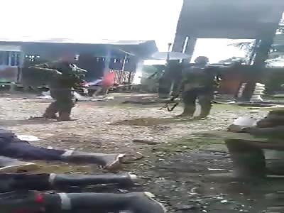 Gunned down and executed by their opponents 