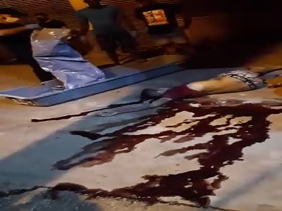 Happy ending ... thief got riddled.