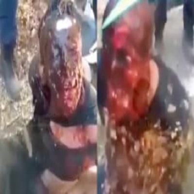  CJNG Cartel Burn Rivalâ€™s Face Off From Los Viagras Cartel.