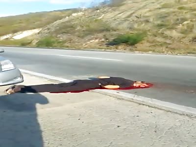 Biker Got Head Flattened & Brain Ejected By Wheel