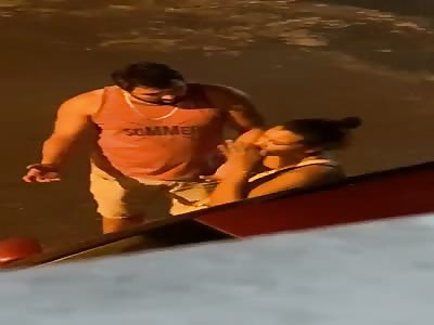 Scumbag Viciously Attacks His Girlfriend