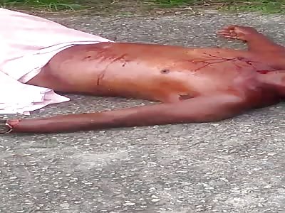 a normal day in Brazil (man is stabbed to death)