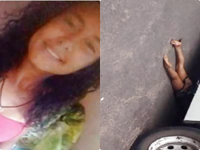 CCTV. Accident; Woman Dies Crushed by Bus. (Action & Aftermath)