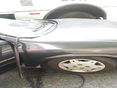 shit, man in agony with shattered arm after accident