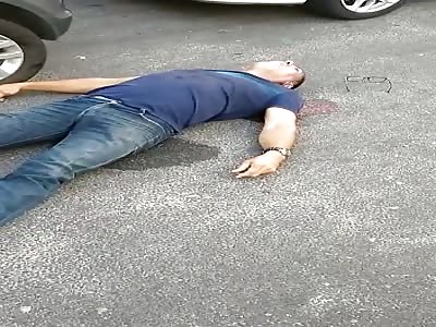 Murdered man with head shot