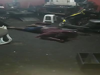 Murdered man with head shot