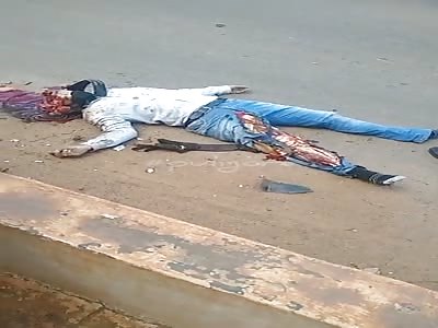 what a fucking day !! motorcycle rider wrecked after accident