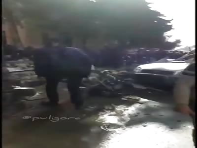 People were killed and injured by the explosion of a bomb-laden motorc