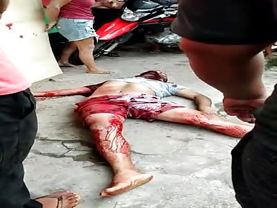 Murdered man with head shot