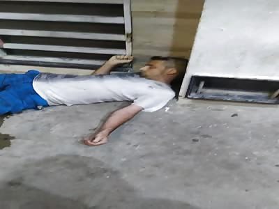 Murdered man with head shot