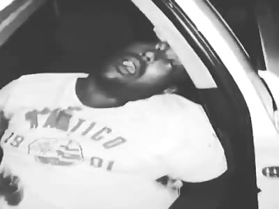 man is executed inside his car