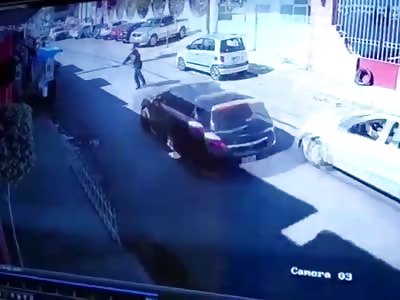 Crazy at the wheel Run over and run away 