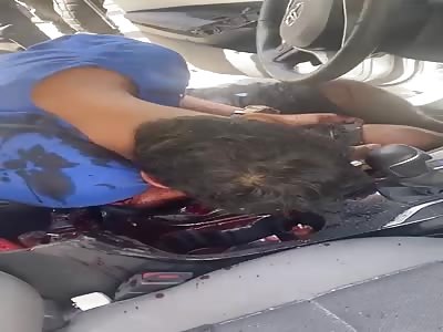 man is killed with several shots inside his car