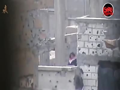 Double Shot of Jabhat al-Nusra Members by ISIL Sniper