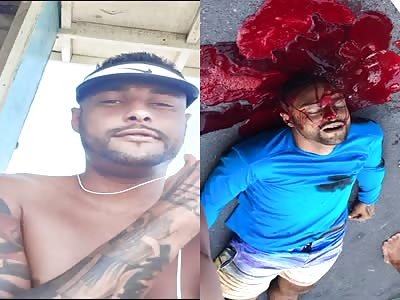 Murdered man with head shot Brazil