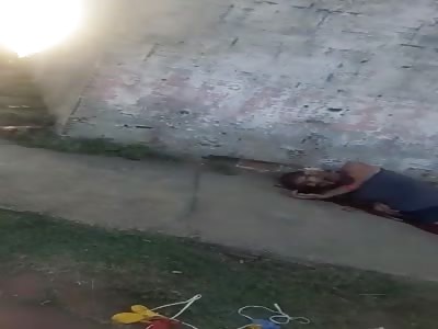 Murdered man with head shot Brazil