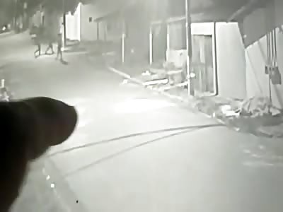 CCTV  { man is executed by hitman}