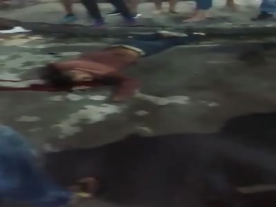 Murdered man with head shot Brazil