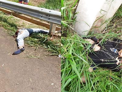 brutal accident motorcycle rider 