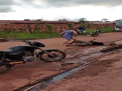 The bully gets into trouble with the bus driver, and is knocked out