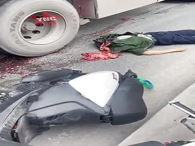 Damn. motorcyclist loses his life in accident.