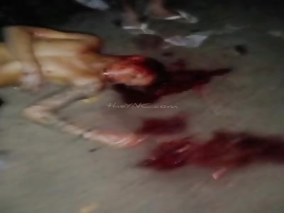 a normal night in Brazil man executed with 5 shots.