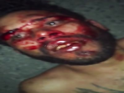 Happy ending thief brutally beaten 