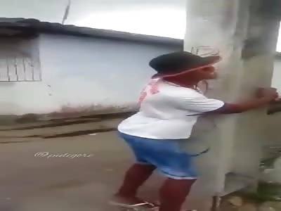 tied up and whipped for stealing in the wrong place  