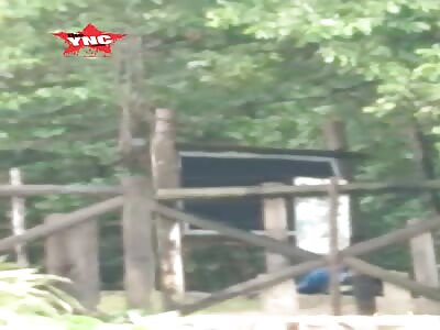 Man causes panic in Mar Grande, hits people with a machete and ends up