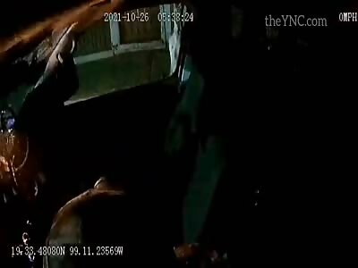 They kill a combi driver in Mexico 