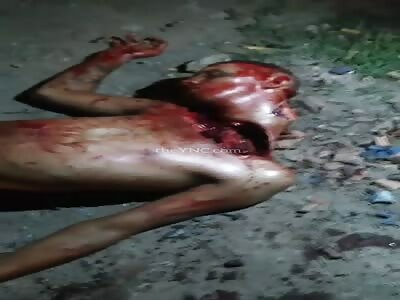 Man is killed with a large cut on his neck.