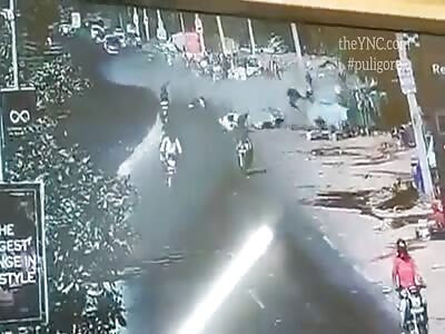 Speeding luxury car rams into pedestrians in Jodhpur 