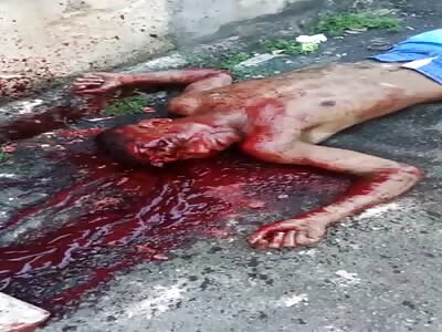 drug traffickers leave their rival in agony 