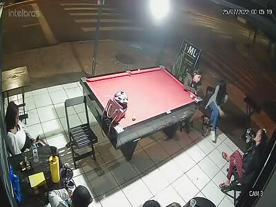 assassinated with several pistol shots