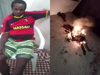 They find a criminal turned into roast meat