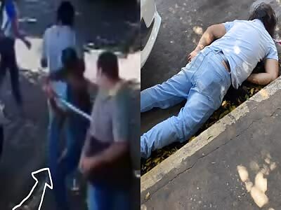 man killed with tremendous blow to the head with iron