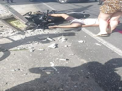 motorcyclist dies in accident