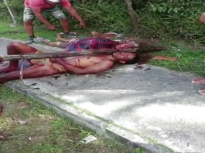 Rapist Tied up and Lynched 