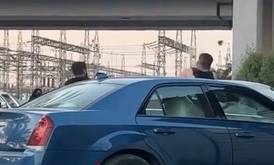 POLICE OFFICER HIT IN THE HEAD WITH A ROCK