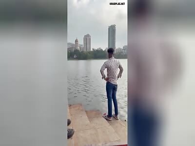 MAN DROWNS IN POWAI LAKE AS BYSTANDERS RECORD THE INCIDENT 
