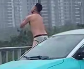 Man Slits His Throat and Jumps From Bridge