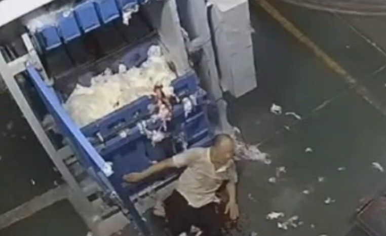 {UNCENSORED} Cotton Factory Worker Critically Injured