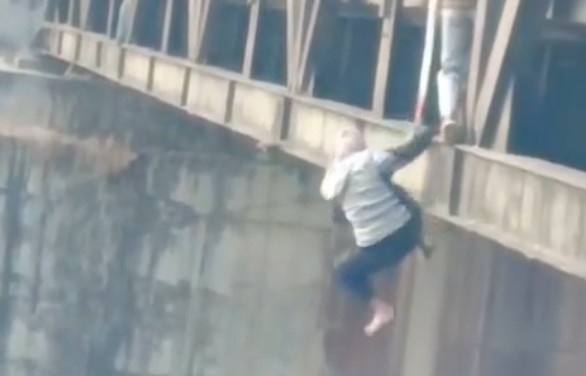 NEPALESE MAN FALLS FROM BRIDGE