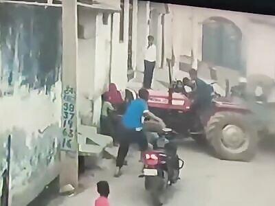 SANDEEP KILLS CHILD AND INJURES SEVERAL PEOPLE WITH HIS TRACTOR