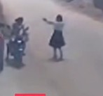 WOMAN KILLING EX HUSBAND 