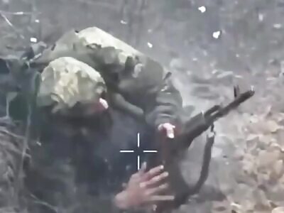 death of a Russian soldier - self-destruction
