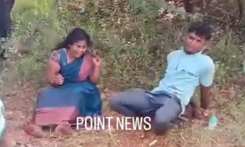 COUPLE BEING BEATEN FOR HAVING SEX